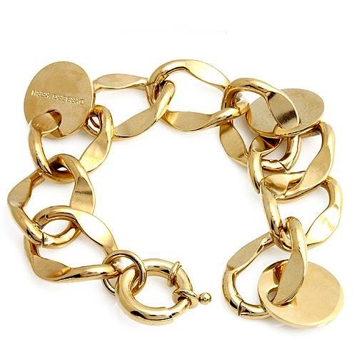 DYRBERG/KERN! 24MM WIDE COLLAGE BRACELET 22CM LONG